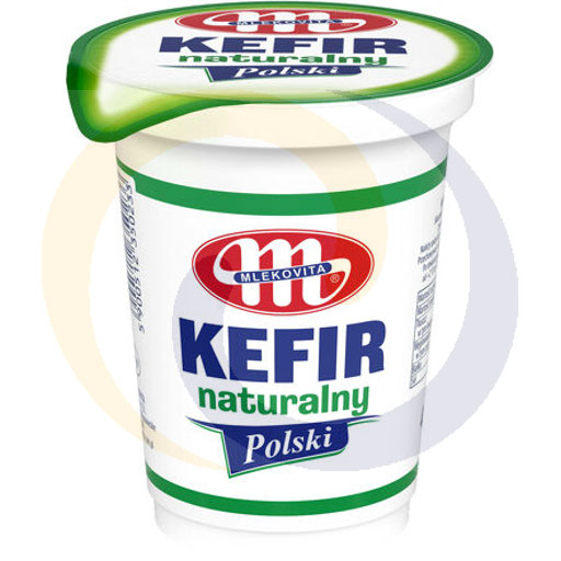 Kefir Poolse natuurlijke beker 400g/12st Mlekovita