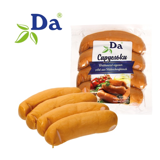 Bouillonworst "Sardelki" op eigen wijze met kippenvlees en d