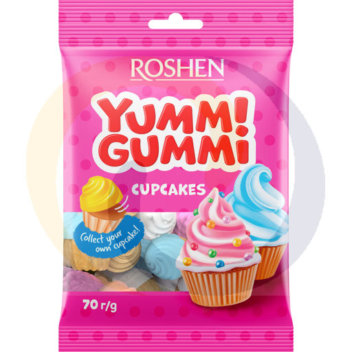 Вкусные жевательные капкейки 70г Рошен