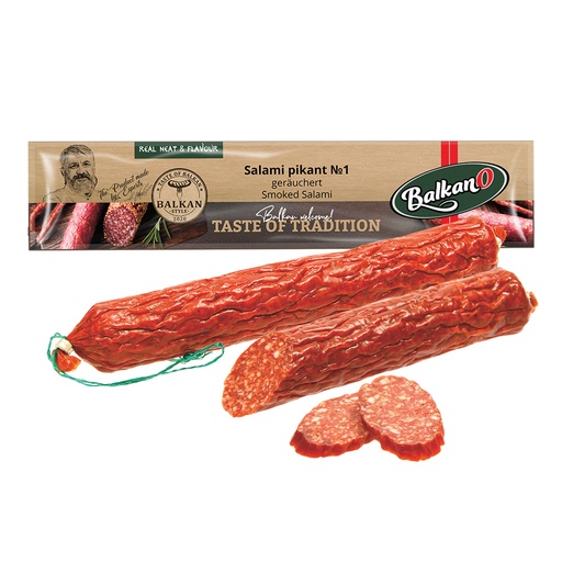 Fijne salami, gerookt "Srijemska Kobasica"