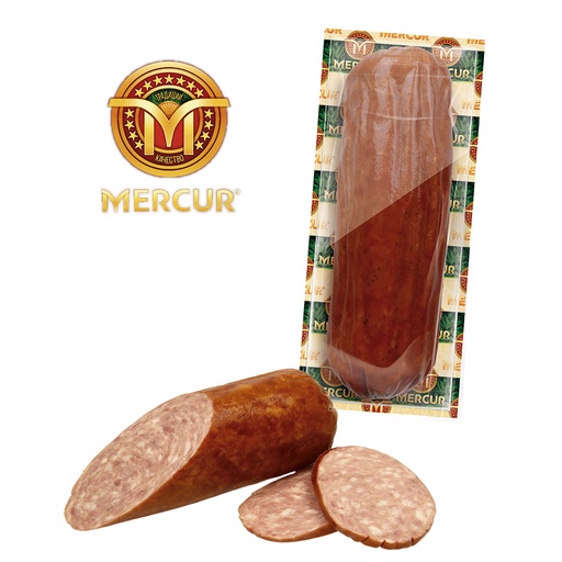 Silezische grof bouillonworst "Mercur Starij Master", gerook