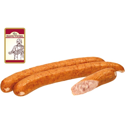 Poolse middelgrote bouillonworst "Z Gospody", gerookt, met s