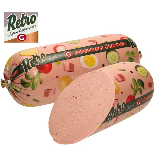 Gevogelte worstproduct RETRO "Doktorskaja Okroschka" van eig
