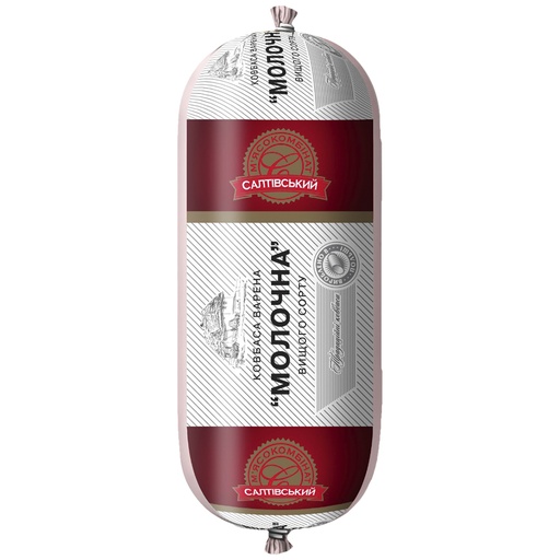 Kookworst van varkensvlees "Molochna" van Oekraïense stijl,