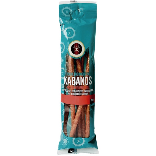 KABANOS свиные копчёно-вяленые колбаски
