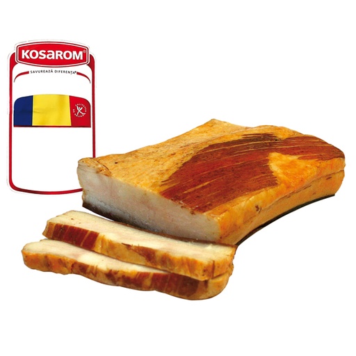 "Slanina fiarta si afumata cu boia" - Свиной бекон со сладки