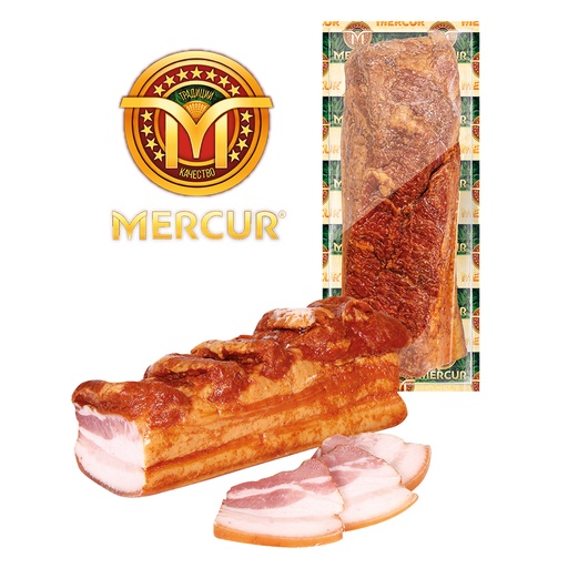 Varkensbuik Mercur "Grudinka koptschonaja s tschesnokom" met
