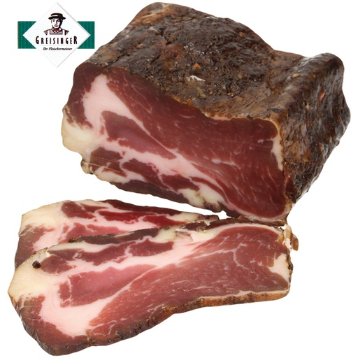 Бекон свиной, копченый, по- традиционной рецептуре из альпий