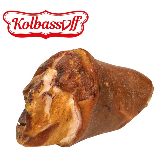 Передняя свиная рулька, вареная и копченая