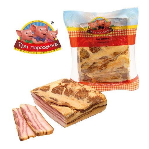 Varkensbuik gezouten en gerookt