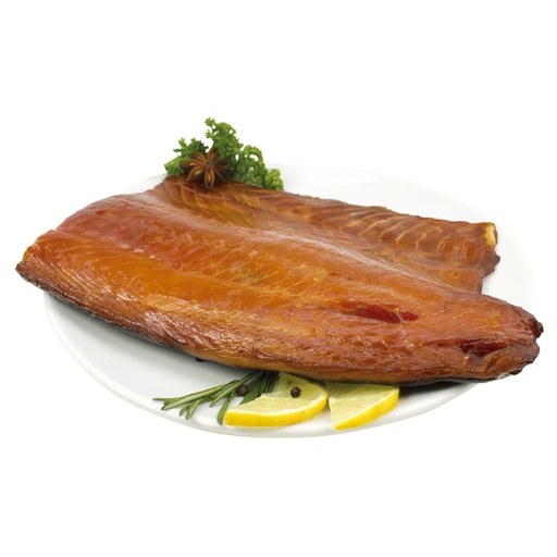 Zalmfilet (Salmo salar) koudgerookt