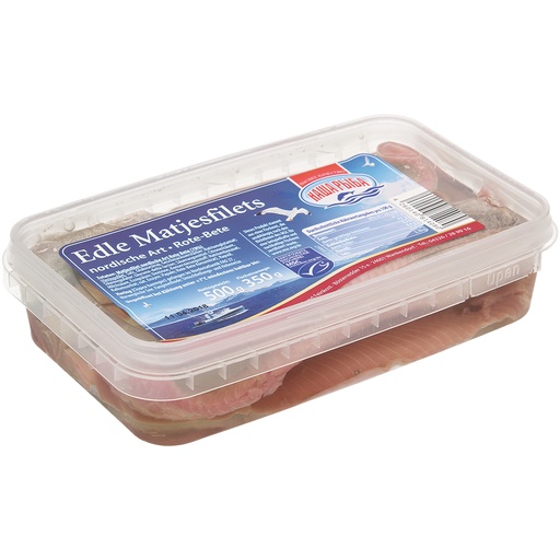 Филе сельди в масле с красной свеклой