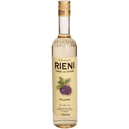 Roemeense brandewijn van pruimen 40% vol.