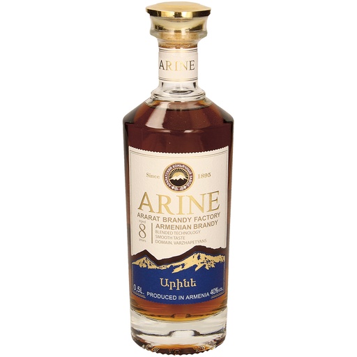 Brandewijn ""Arine"" 8 jaar gerijpt, 40% vol.