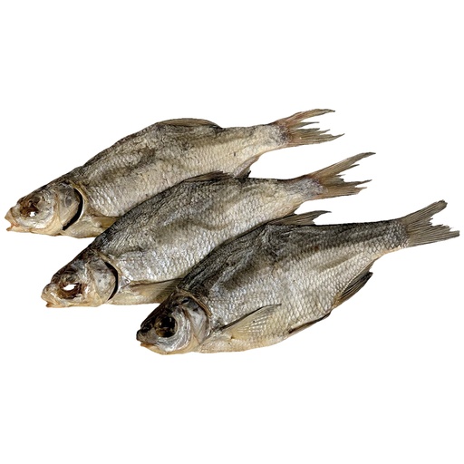 Güster (Blicca bjoerkna) ongeschoond, gezouten en gedroogd