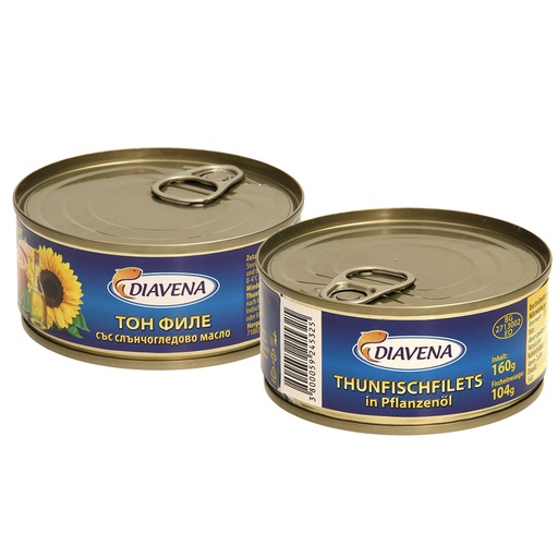 Филе тунца в растительном масле