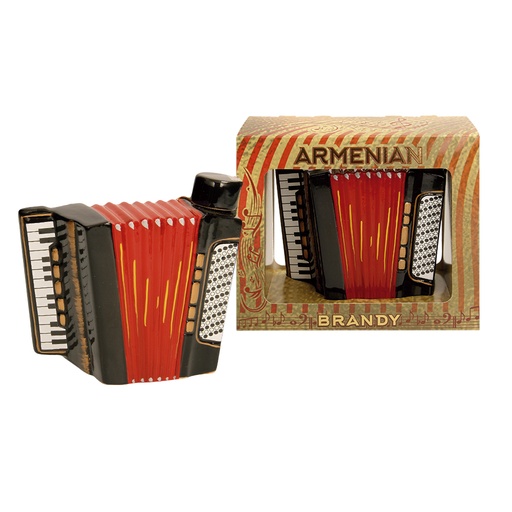 Armeense brandy ""Akkordeon"" keramiek in geschenkdoos 40% v