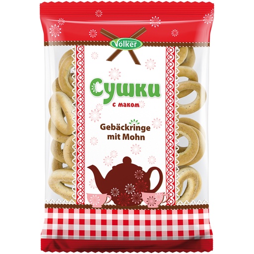 Gebakringen met maanzaad