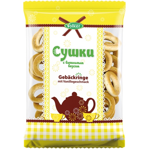 Gebakringen met vanillesmaak