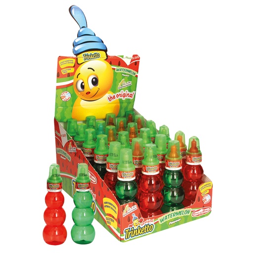 Koolzuurhoudend koud drankje met watermeloensmaak "Trinketto