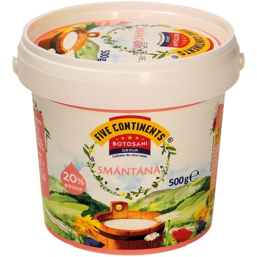 Сметана, 20% жирности