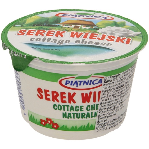 Зернистый творожный сыр в сливках