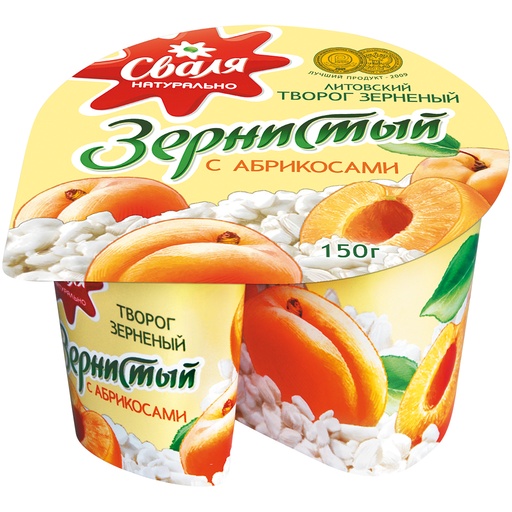 Десерт на основе зерненого творога и сливок с 20% ароматизи