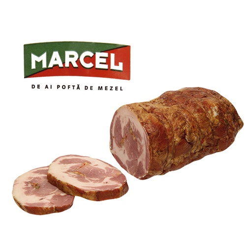 Рулет из свиной шеи по-румынски, с приправами, с изолятом со