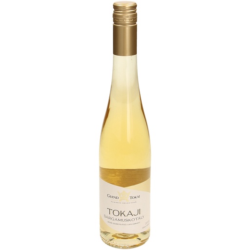 Witte wijn "Tokaji Sargamuskotaly", zoet.