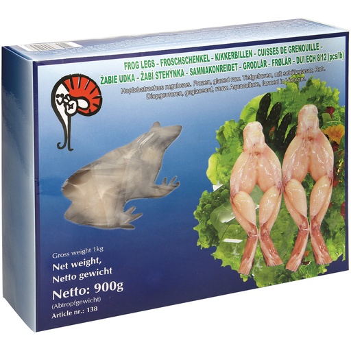 Лягушачьи лапки, замороженные, глазированные, сырые