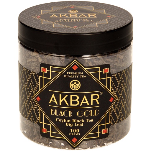 Чай черный байховый крупнолистовой Akbar Black Gold