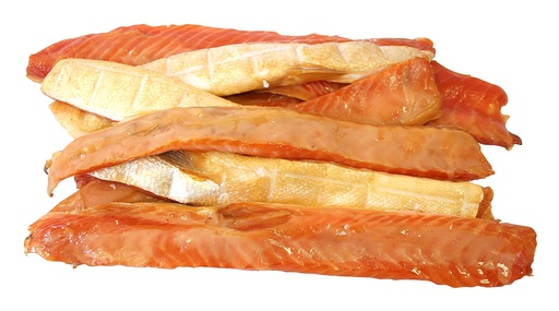 Обрезки лосося холодного копчения