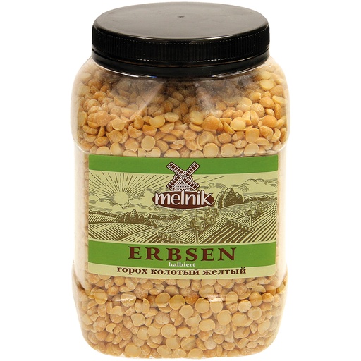 Geel spliterwten, gehalveerd