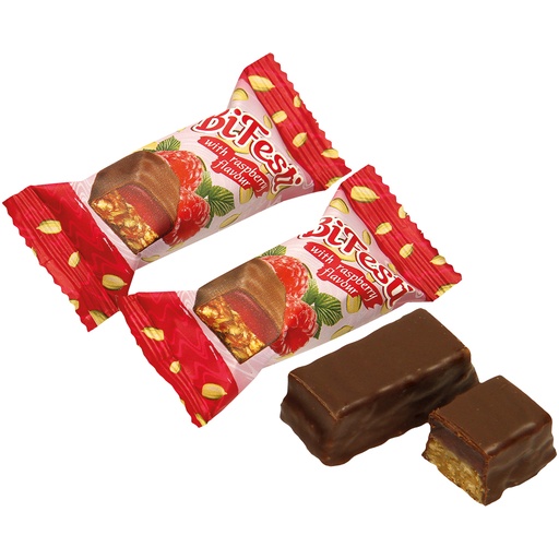 Двухслойные конфеты "BiFesti" с грильяжно-желейным корпусом