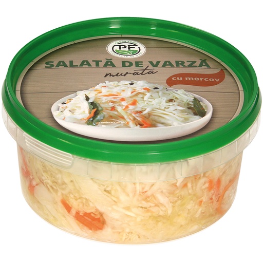 Witkoolsalade met wortelen, mild gefermenteerd