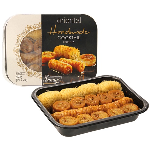 Греческий десертный "Коктейль" из фило теста с миндалем и хр