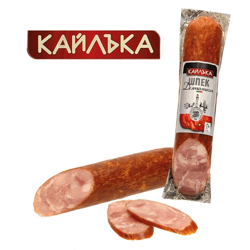 Колбаса вареная горячего копчения с перцем