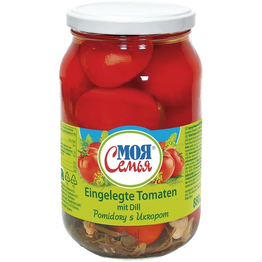 MOJA SEMJA Маринованные помидоры с укропом