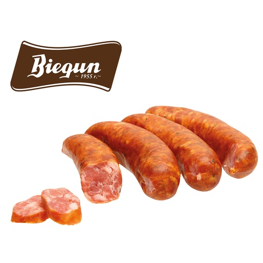 Копченая сыровяленная колбаса из свонного фарша среднего пом