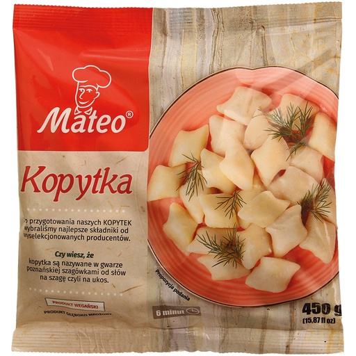 Клецки из картофельных хлопьев и пшеничной муки, замороженны