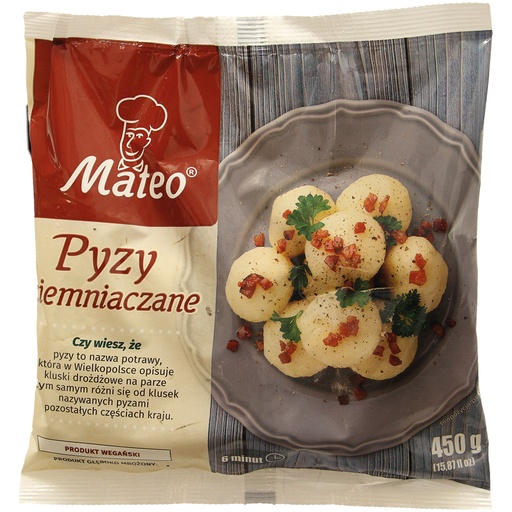 Клецки из картофельных хлопьев и крупы, замороженные