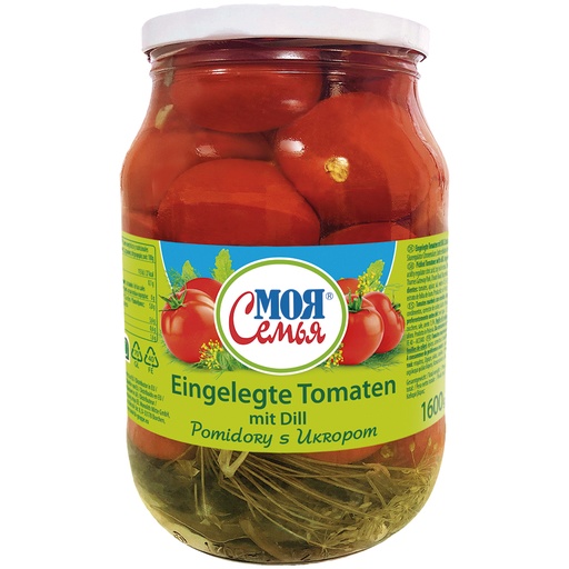 MOJA SEMJA Маринованые помидоры с укропом