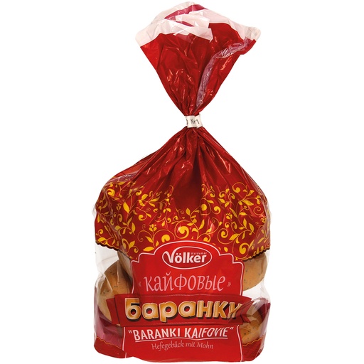 Gistgebakringen "Baranki" met vanillesmaak en maanzaad