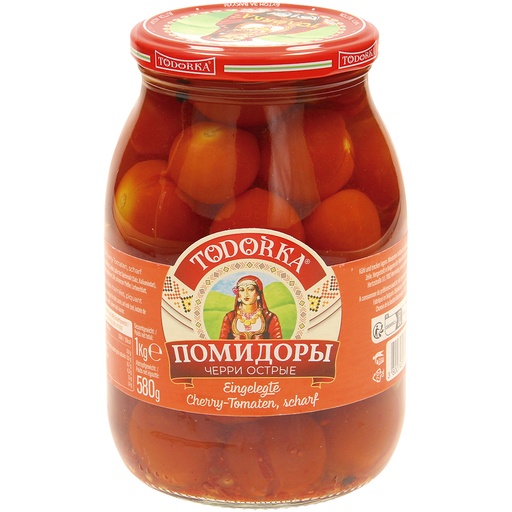 Ingelegde cherrytomaten, pikant