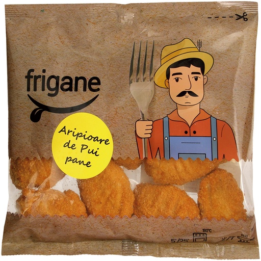 Панированные, маринованные куриные крылья, подфритированные