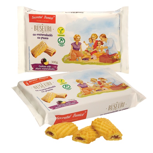 Печенье с джемом из яблок, слив и аронии со вкусом сливы