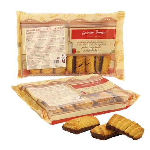 Печенье с ароматизированным джемом из нескольких фруктов, на