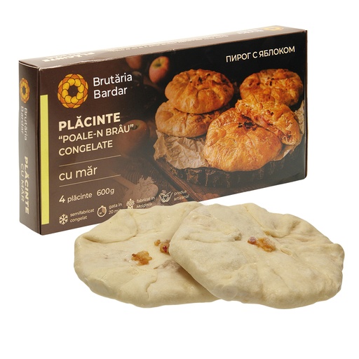 Gistdeeg met 37% appelvulling, diepgevroren. Voor zelf bakke