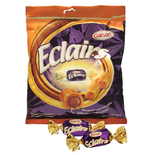 "Eclairs" zachte karamellen met chocoladesmaak