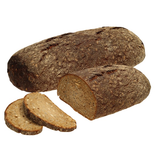 Ржано-пшеничный хлеб с семенами подсолнечника, полностью вып